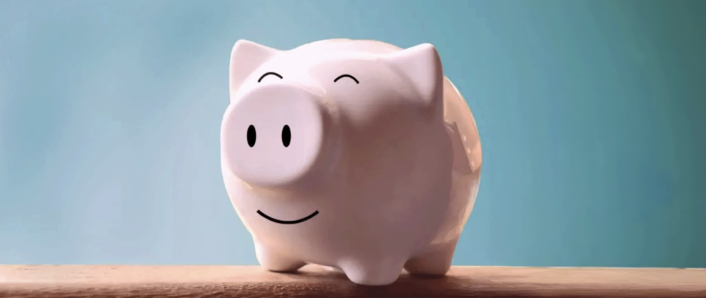 Smiling Piggy Bank