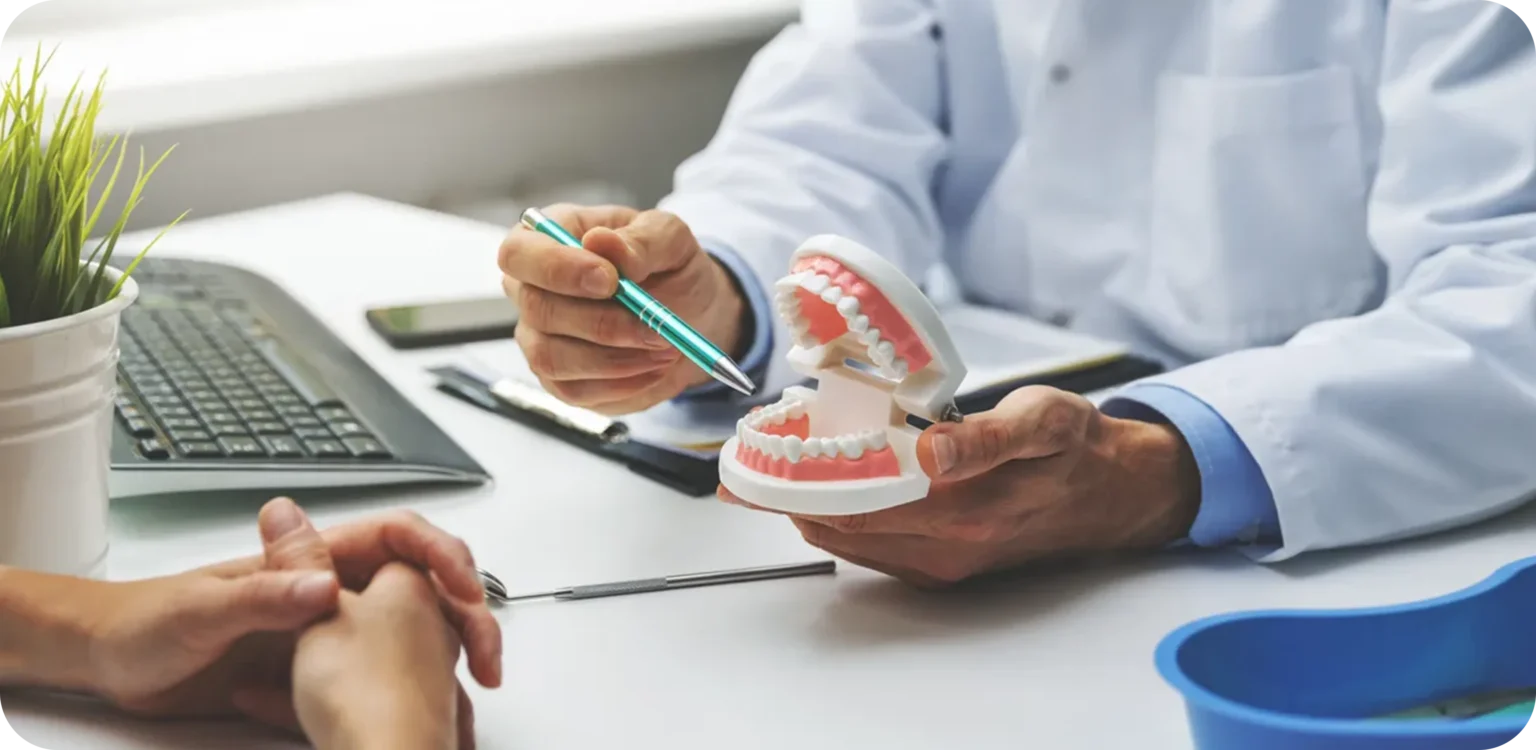 Ortho consultation with a doctor